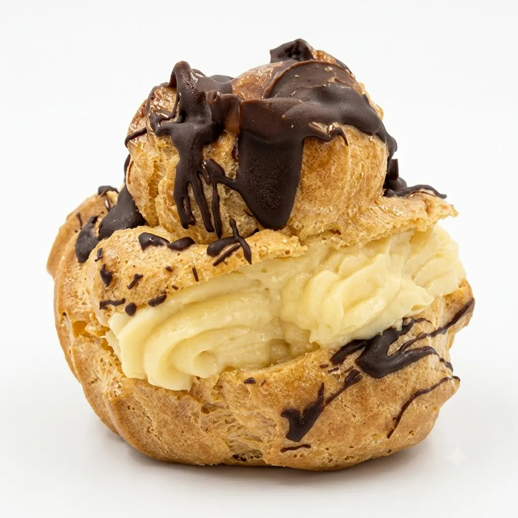🥮Profiterol de Crema Pastelera✨