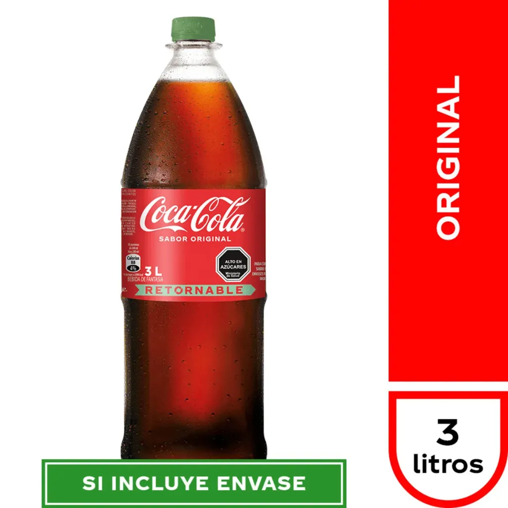 3L RETORNABLE COCA-COLA ORIGINAL