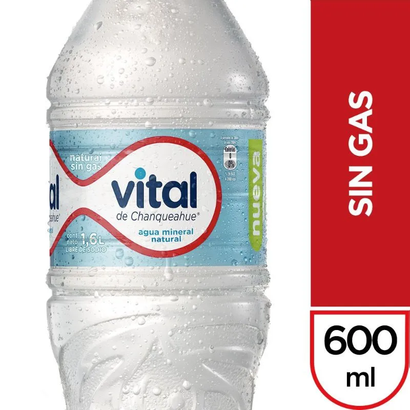 AGUA VITAL S/G 600 ML
