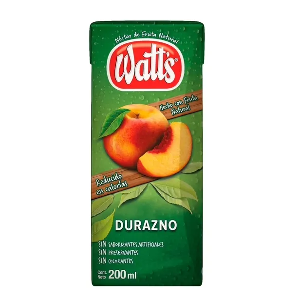 JUGO CAJITA DURAZNO 200ML