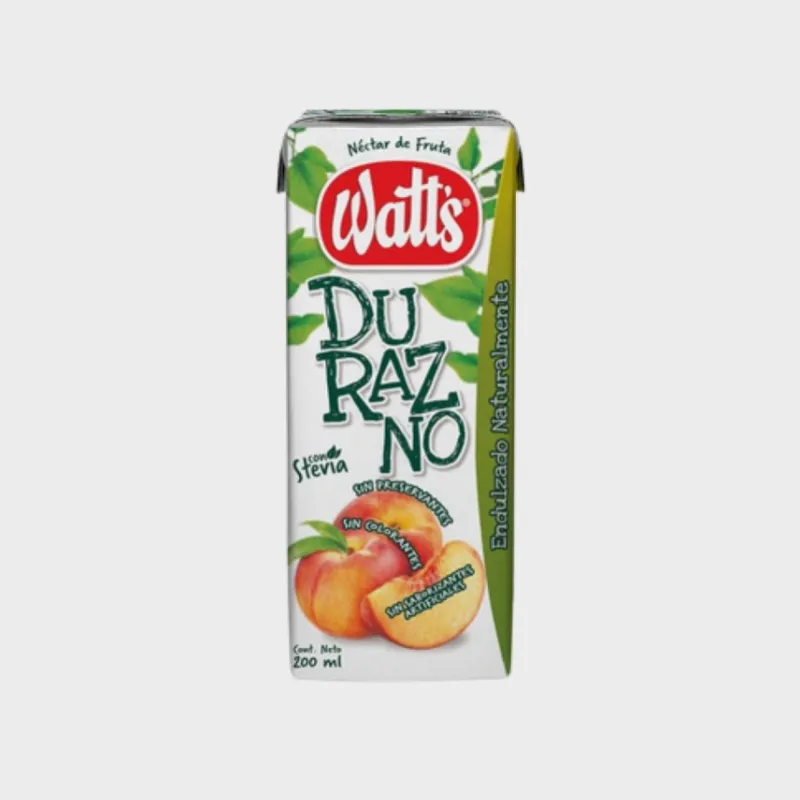 WATTS BOMBILLIN DURAZNO 200ML